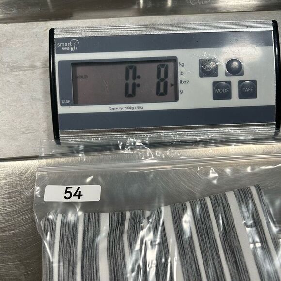 LOGO‎ Lotus Lori Goldstein Gray White Striped Short Sleeve Top Size 1X - Picture 12 of 12